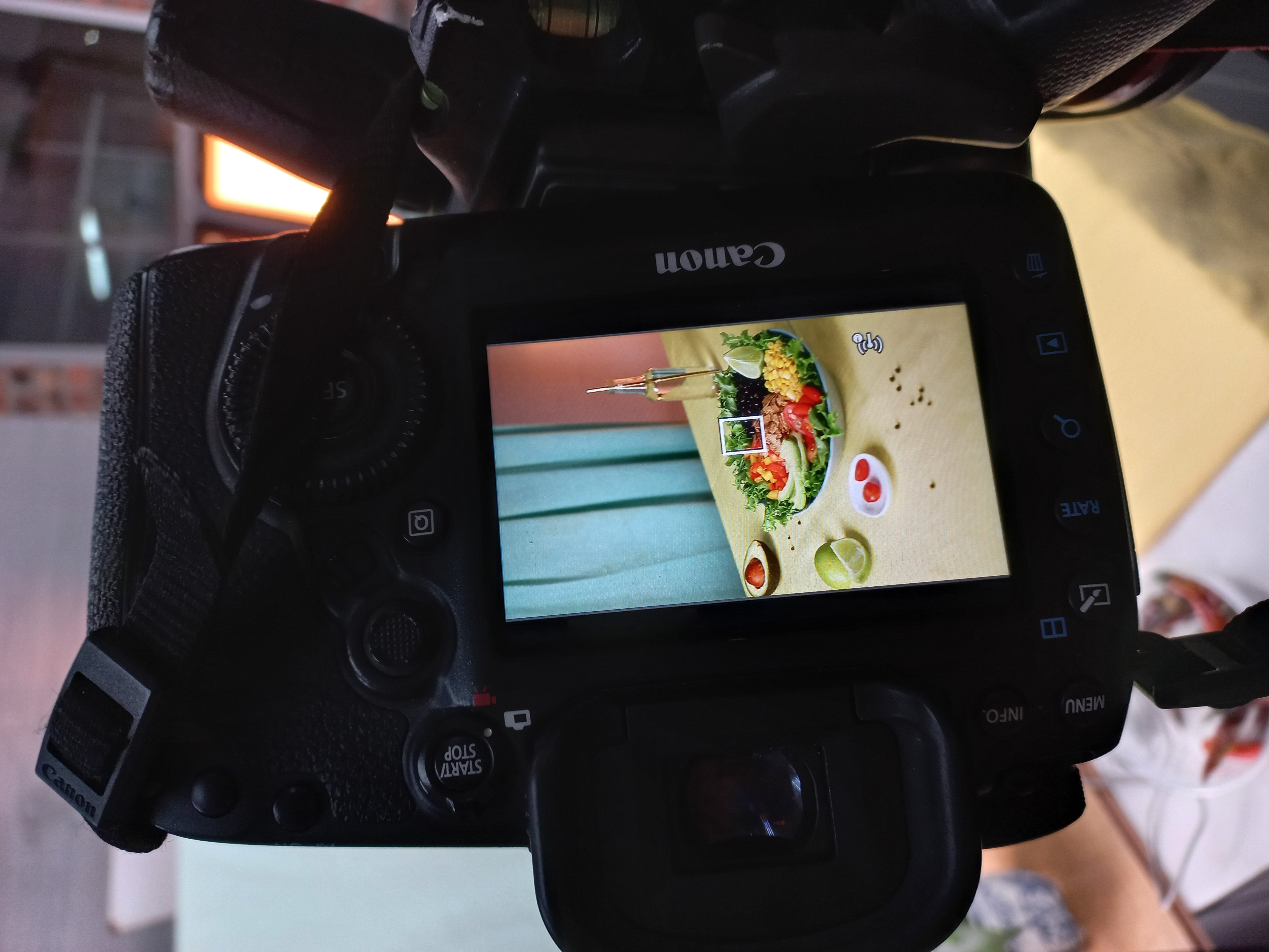 Behind the scenes